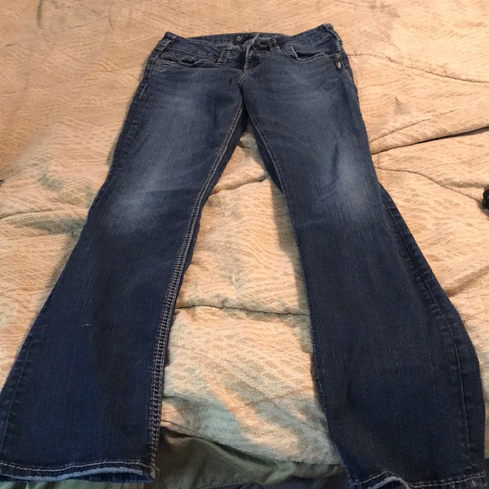 Silver Suki Jeans